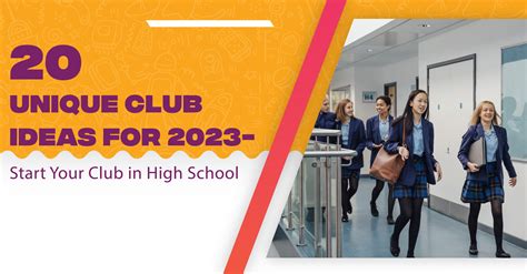 70 High School Clubs You Can Start Now .